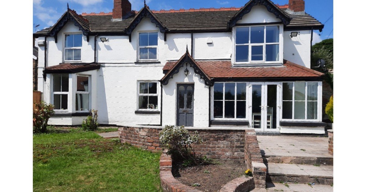 The front of one of our homes.