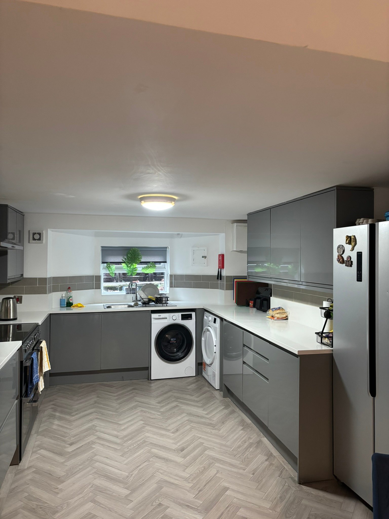 A bright kitchen in one of our homes.